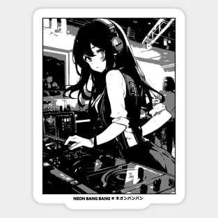 Japanese Anime Manga Streetwear - DJ Sticker